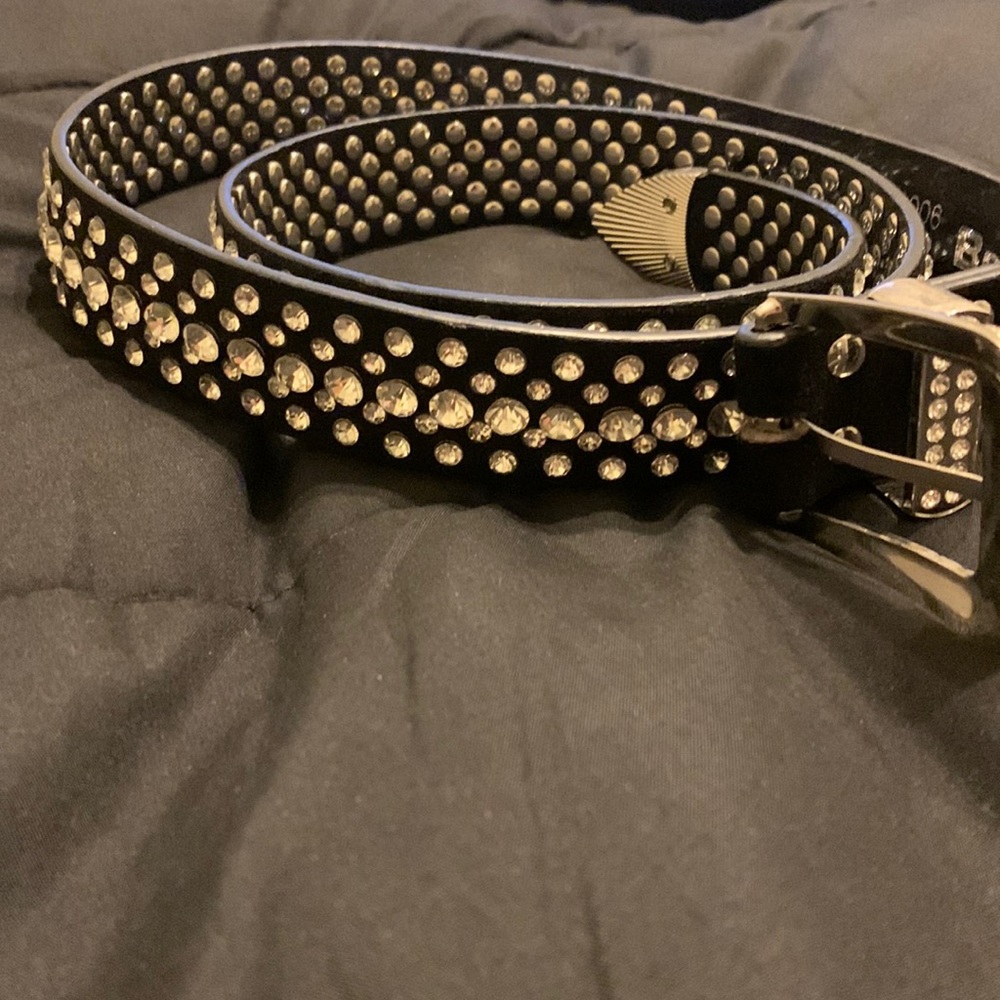 Diamond studded belt